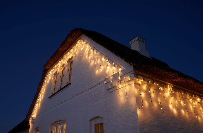 Lyskjede med 1000 LED-istapper 29,85 meter